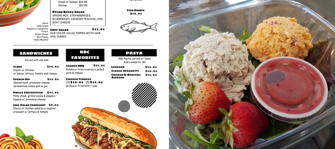 Rockin Bear Cafe Menu