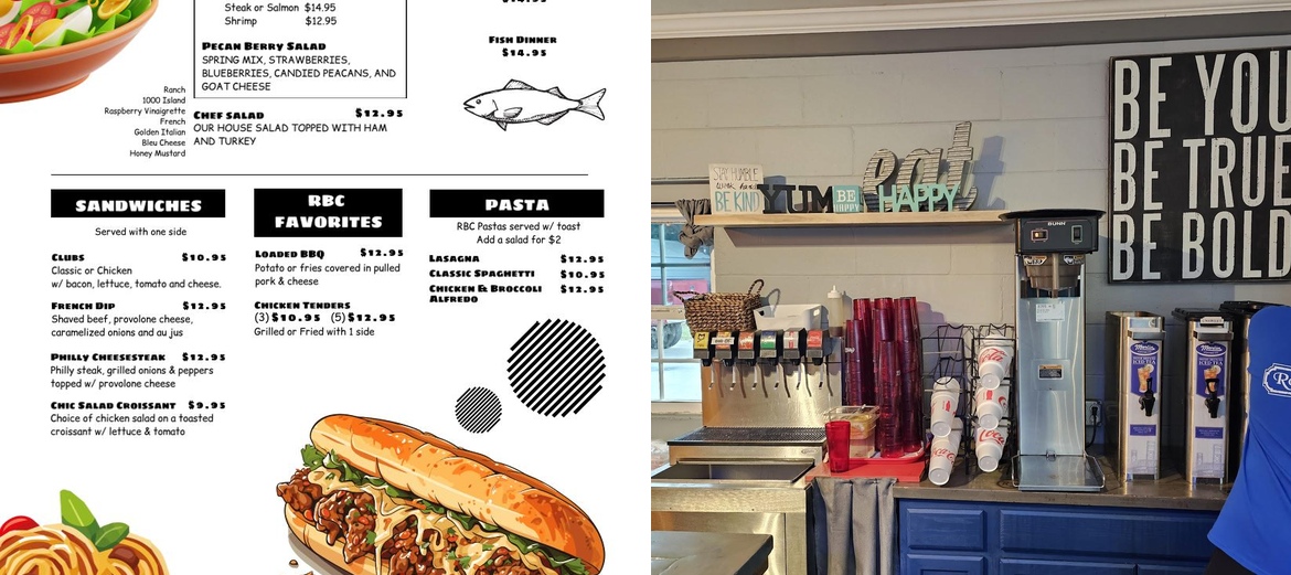 Rockin Bear Cafe Menu